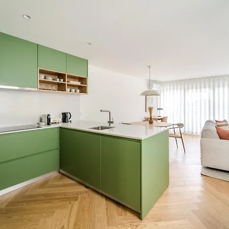 Apartment By House And People